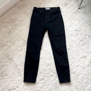 Everlane rigid black ankle jeans